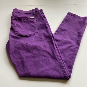 White House Black Market purple jeans. Size 10R
